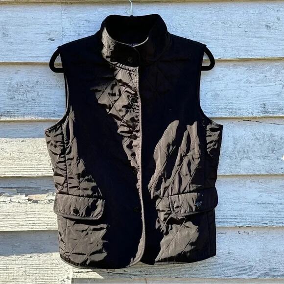 Talbots Women’s Small Black  Lightweight Quilted Vest - Picture 1 of 8